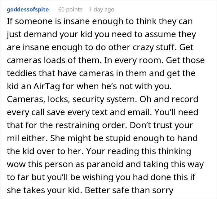 Woman Banned From Seeing Nephew After Her Creepy “Joke” Raises Red Flags Woman Banned From Seeing Nephew After Her Creepy “Joke” Raises Red Flags