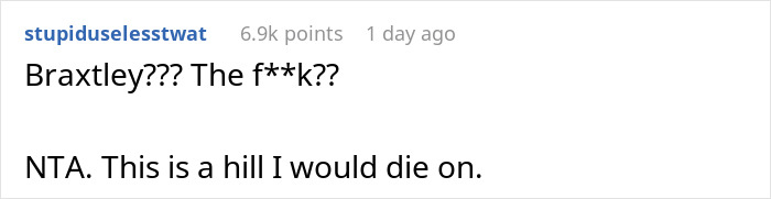 Man Asks If He’s A Jerk For Disliking Wife’s Choice For A Baby Name, Netizens Advise Him To Get Divorced Man Asks If He’s A Jerk For Disliking Wife’s Choice For A Baby Name, Netizens Advise Him To Get Divorced