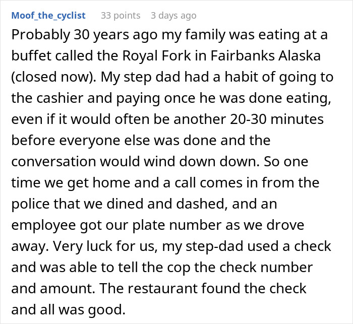 Customer Can’t Hold It In, Runs To Bathroom With Bill Left Unpaid, Is Welcomed Back By Police 