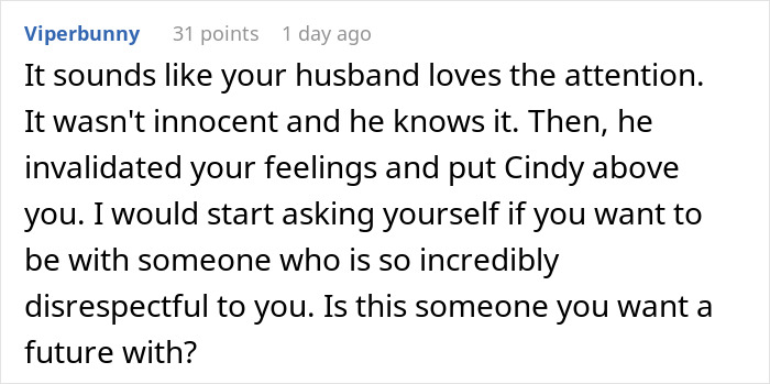 Woman Is Uncomfortable With 18 Y.O. Guest "Making Passes" At Her Husband Woman Is Uncomfortable With 18 Y.O. Guest "Making Passes" At Her Husband