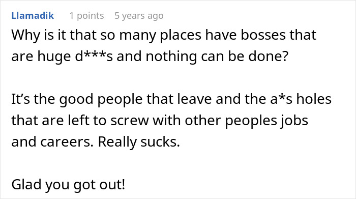 Jerk Boss Mocks Employee For Taking First Half A Day Off In 10 Months, It Backfires Jerk Boss Mocks Employee For Taking First Half A Day Off In 10 Months, It Backfires