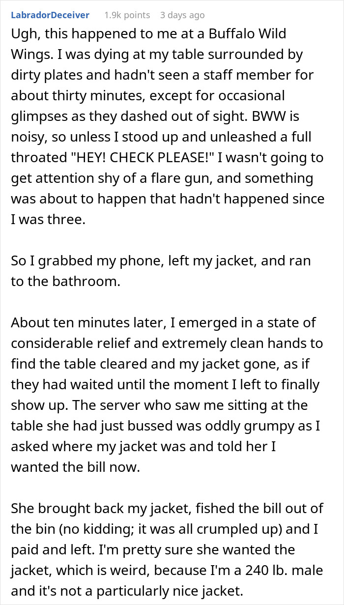Customer Can’t Hold It In, Runs To Bathroom With Bill Left Unpaid, Is Welcomed Back By Police Customer Can’t Hold It In, Runs To Bathroom With Bill Left Unpaid, Is Welcomed Back By Police