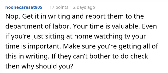 Employee Tired Of Bossy Coworker Demanding He Come To Work On Day Off, Escalates The Issue To CEO Employee Tired Of Bossy Coworker Demanding He Come To Work On Day Off, Escalates The Issue To CEO