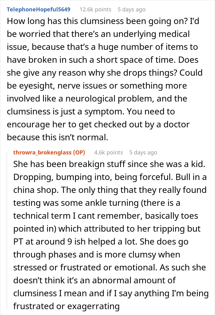 GF Keeps Breaking Glass Cups Every Time She’s At SO’s Home, They Ban Her From Using Them GF Keeps Breaking Glass Cups Every Time She’s At SO’s Home, They Ban Her From Using Them