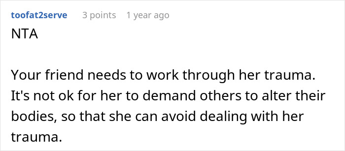 Woman Is Stunned When A Friend Asks Her To Cut Off Her Hair, Claiming It Reminds Her Of Her Trauma Woman Is Stunned When A Friend Asks Her To Cut Off Her Hair, Claiming It Reminds Her Of Her Trauma