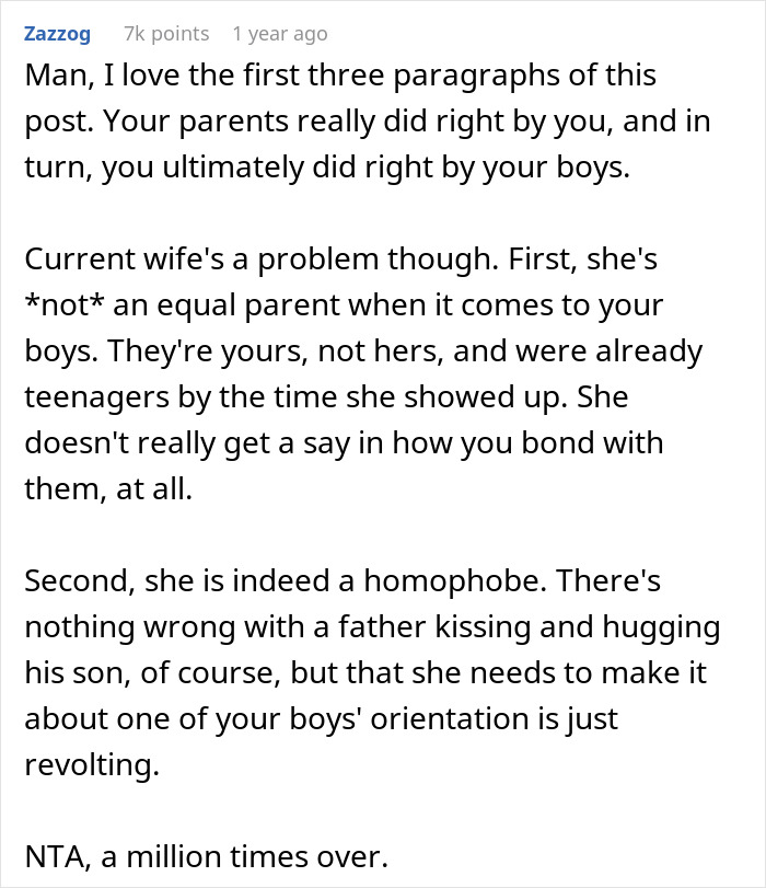 Man Hugs And Kisses Gay Son, Angers Homophobic Wife Man Hugs And Kisses Gay Son, Angers Homophobic Wife