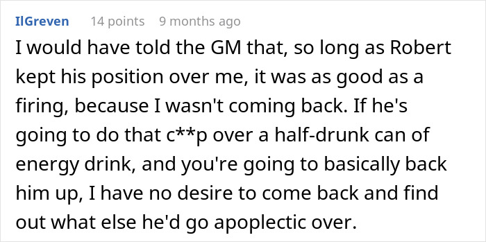 Boss Threatens To Fire Employee If She Doesn’t Replace His Drink, Regrets It Boss Threatens To Fire Employee If She Doesn’t Replace His Drink, Regrets It
