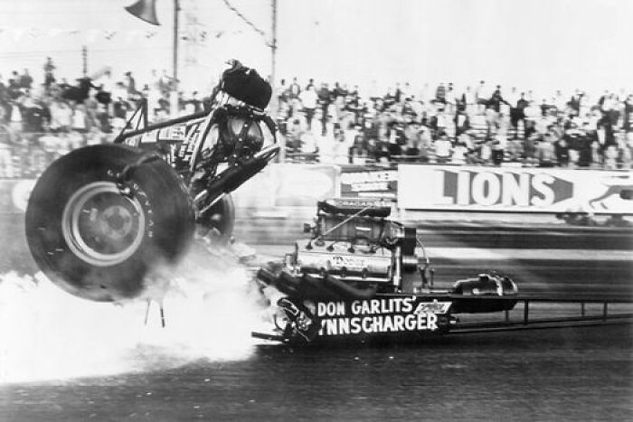 Big Daddy Don Garlits Got Right To Work On Putting The Engine Behind The Driver After He Got Out Of The Hospital, Amazing No One Thought Of Doing That 'Til This, 1970