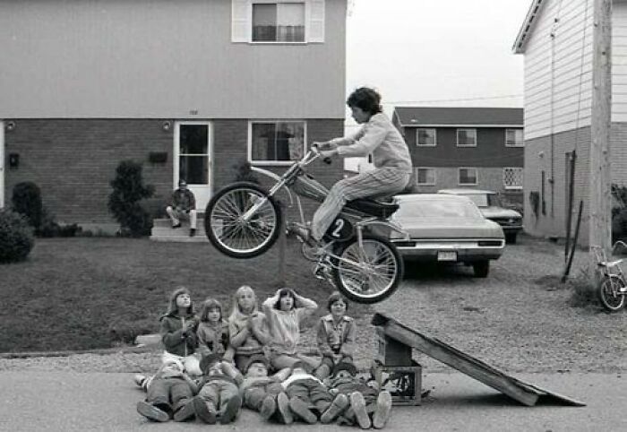 Properly Equipped Bike, Check. All The Neighborhood Girls To Show Off To, Check. Close Adult Supervision, Check. Knowing Life Doesn't Get Any Better Than This, Priceless
