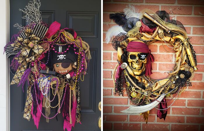 Pirate Wreaths And Decorations (21 Pics)