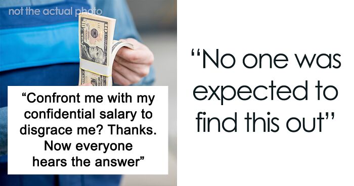 Guy Gets Called Out Over Big Salary, Puts Coworker In His Place