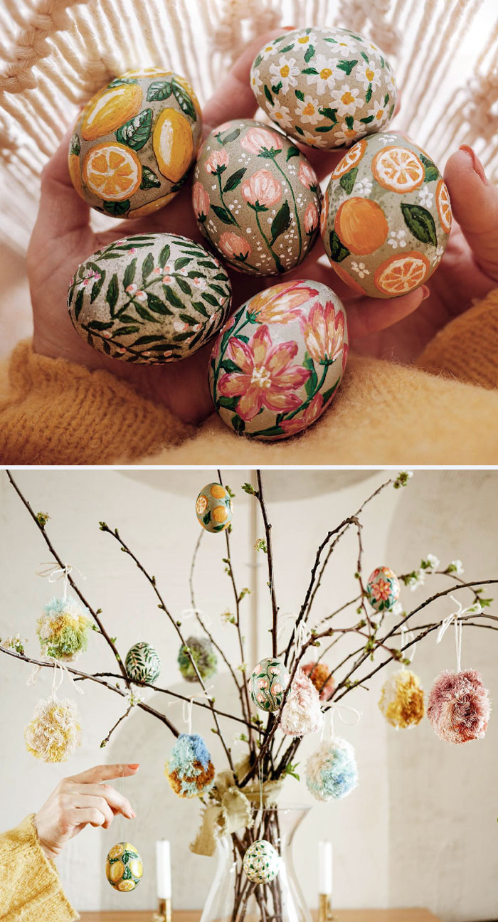 I Finished This Year's Painted Easter Eggs