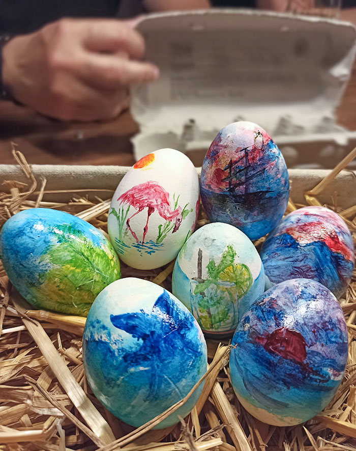 Easter Eggs (Like Last Year's), Me, Food Coloring, 2021