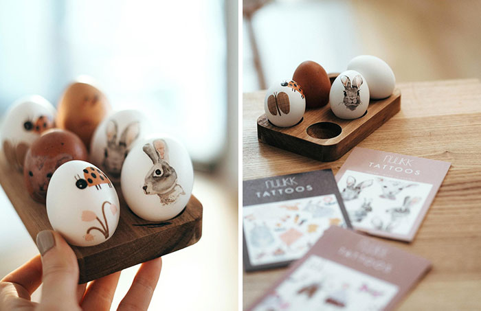 Our Kids' Tattoos Are Great For Filling Easter Nests, But Also Fantastic For Decorating Easter Eggs