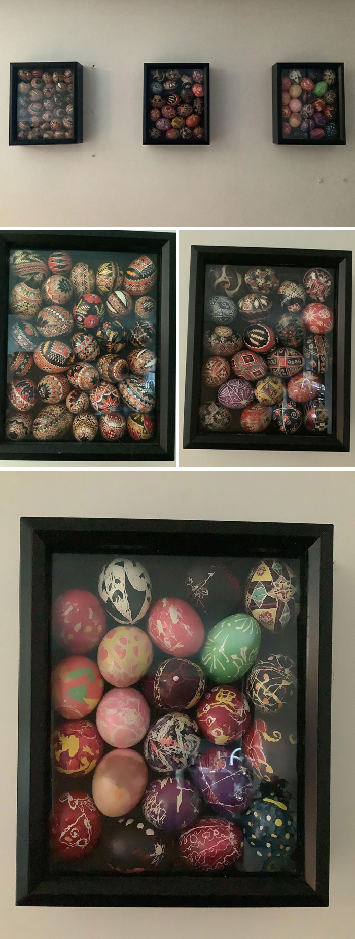 Easter Eggs That My Grandma, Mom, And I Made