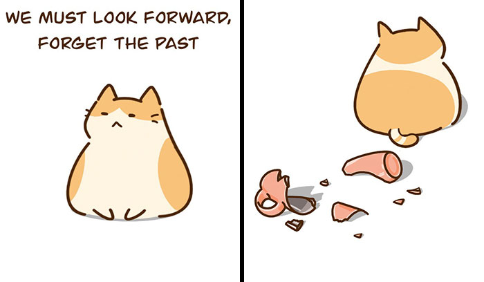 19 Wholesome Comics By Olive Yong Showing The Sweet And Naughty Side Of Chubby Cats