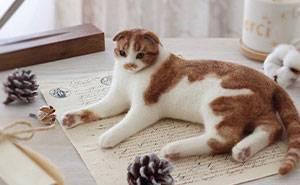 This Japanese Artist Creates Realistic Cats With Needle Felting, And Here's The Result (27 Pics)