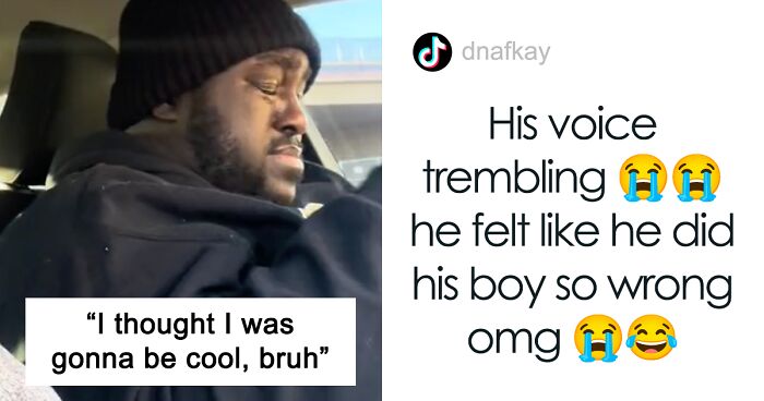 Over 7M People Saw This Couple Cry-Laughing Because It Was Their Son’s First Day Of Preschool