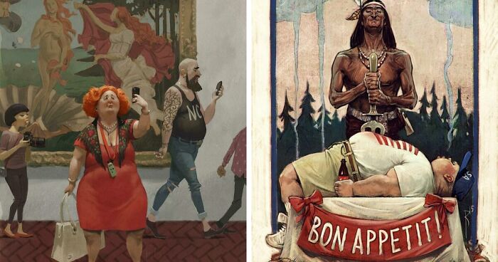 Artist Continues To Create Controversial Illustrations Full Of Hidden ...
