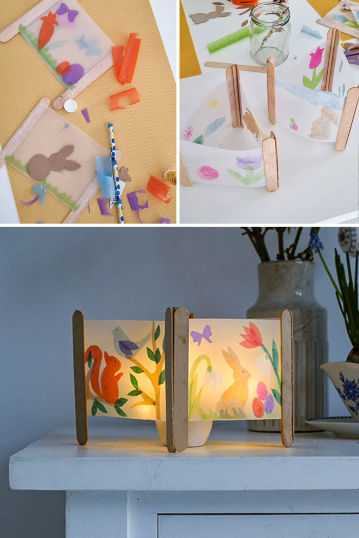 Colorful Spring Night Lights. Perfect Craft To Make With The Kids