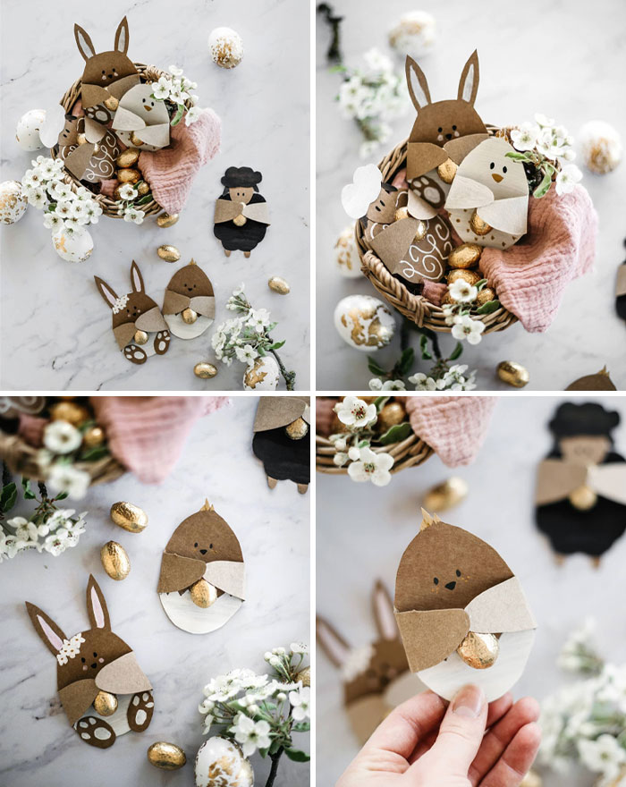 Little DIY Easter Characters To Decorate The Table Or Hide In The Garden During The Egg Hunt