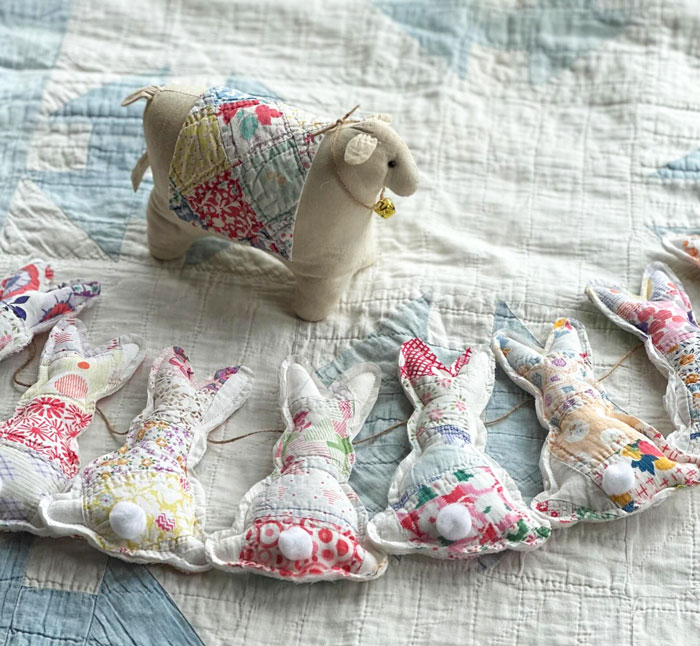 I’m Wrapping Up The Week With Another Bunny Bunting And The Sweetest Sheep