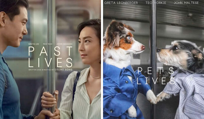 Dog Daycare Steals The Show, Recreating Hilarious Movie Posters Of Oscar-Nominated Films (10 Posters)
