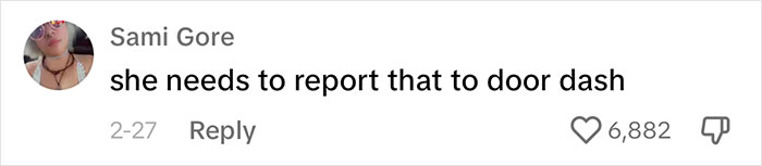 Delivery Driver Threw A Tantrum At Woman’s Door Because She Refused To Come Out To Take Her Order Delivery Driver Threw A Tantrum At Woman’s Door Because She Refused To Come Out To Take Her Order