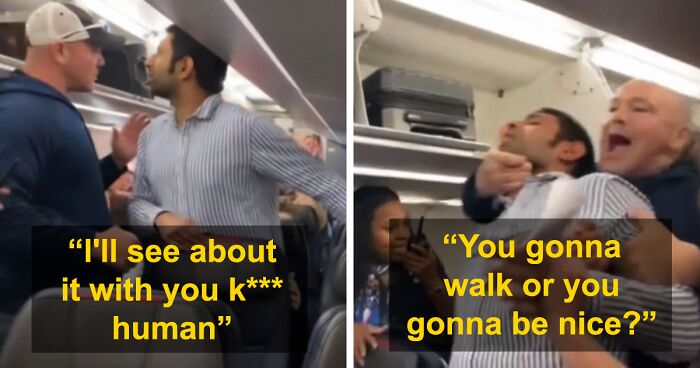 “Wanna Be A Tough Guy”: American Airlines Passengers Stop Aggressive Man Delaying Flight