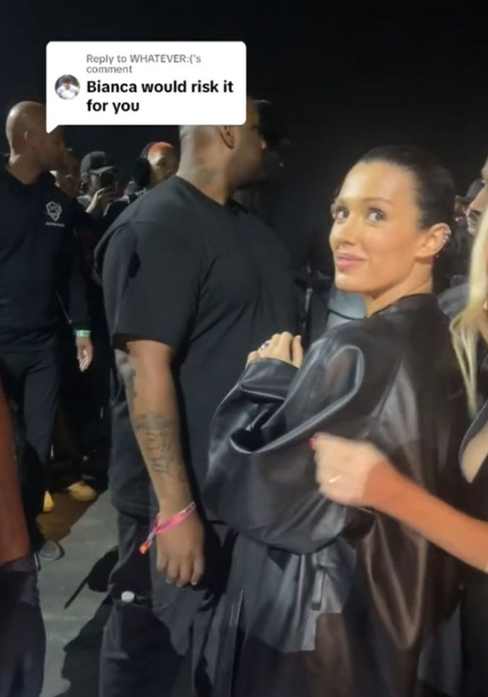 “She Knew”: Man Stuns Bianca Censori After Sneaking Backstage At Kanye West Concert