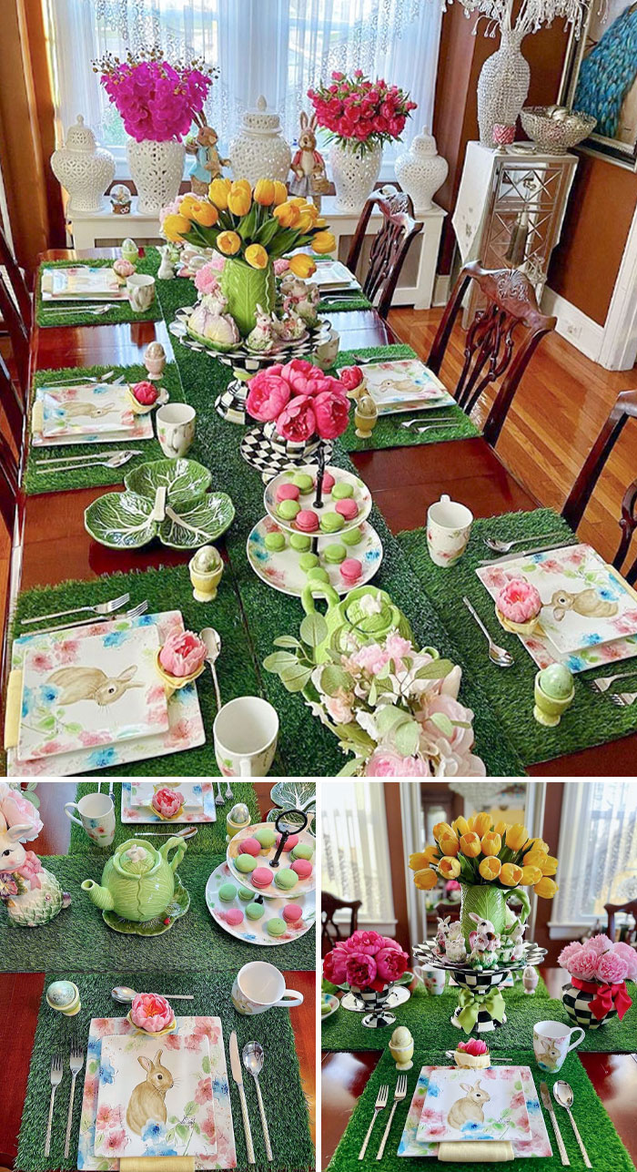 I Was So Egg-Cited To Set This Easter Table. Reflecting The Warmth And Beauty Of This Wonderful Season  