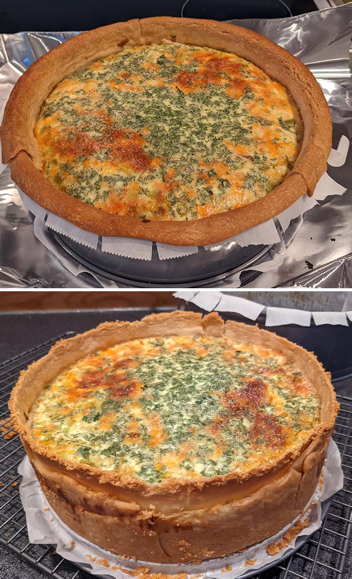 I Am Stupidly Proud Of My Easter Deep Dish Quiche Lorraine