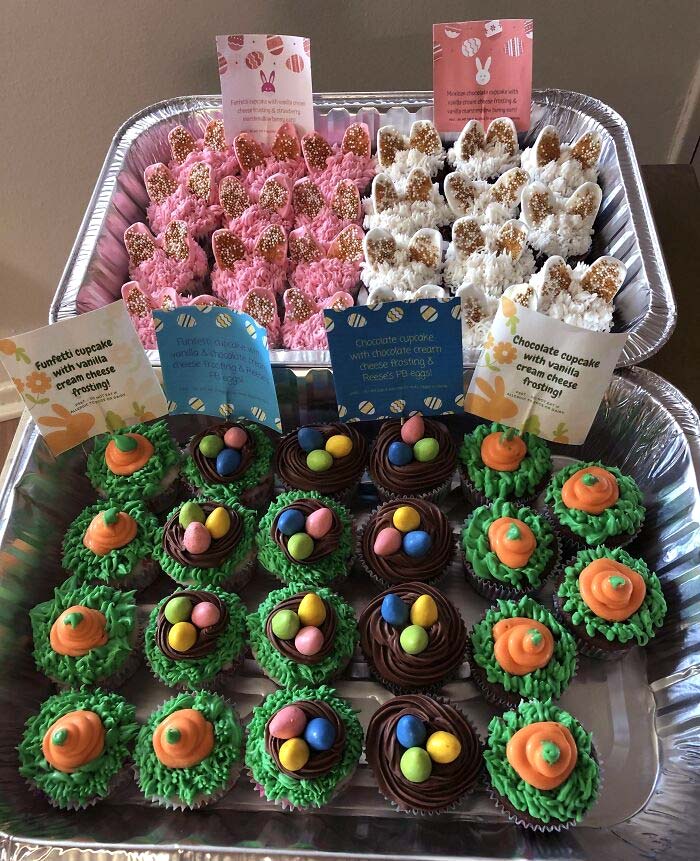 Easter Cupcakes For The Family Picnic