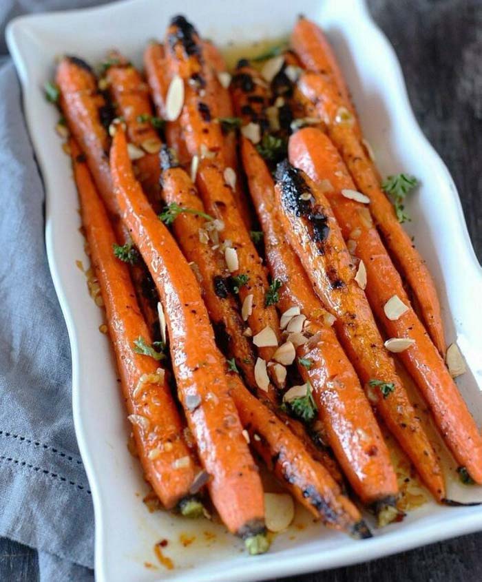 Spruce Up Your Side Dish Game With Grilled Carrots Finished With An Orange-Maple Glaze
