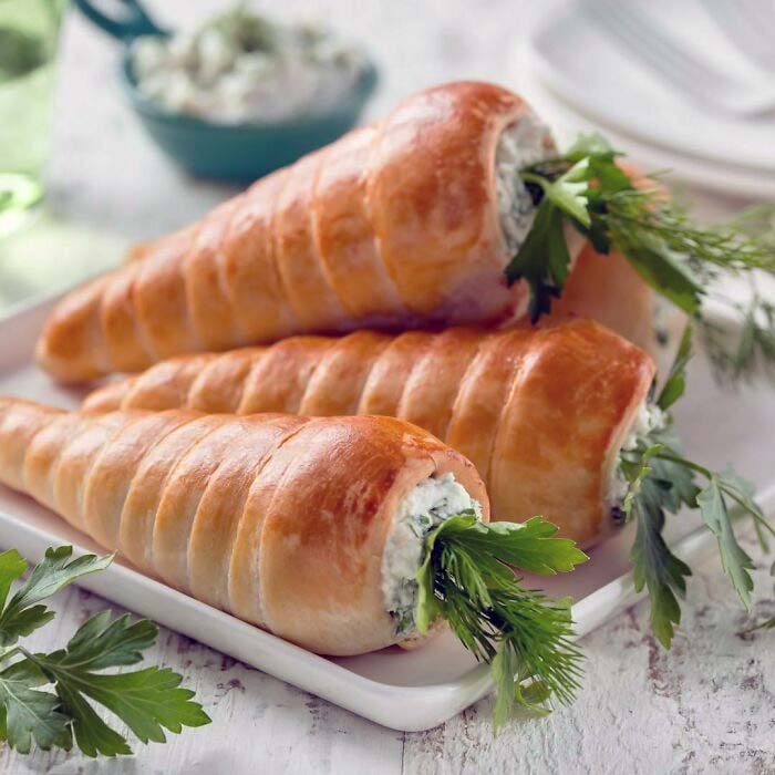 These Delicious Crescent Rolls Filled With An Herb Vegetable Cream Cheese, And Topped With Parsley For Easter Brunch