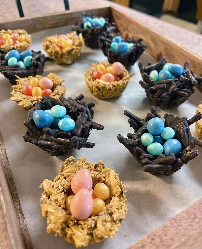 Homemade Easter Egg Nests