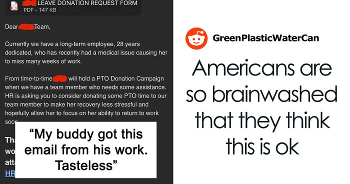 “Tasteless”: Company Asks For PTO Donations For An Employee Who Has Worked There For 28 Years