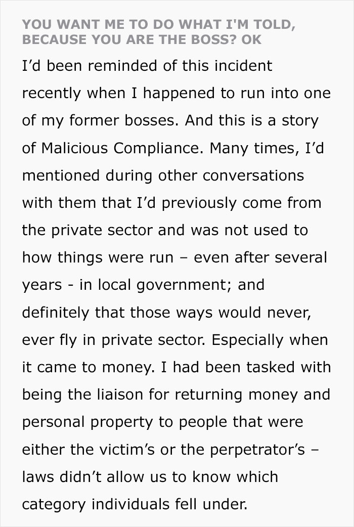A Woman Does The Job The Boss’s Way, Keeps The Receipt For Their Mistake When It Backfires A Woman Does The Job The Boss’s Way, Keeps The Receipt For Their Mistake When It Backfires