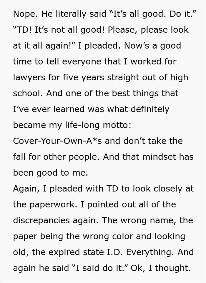 A Woman Does The Job The Boss’s Way, Keeps The Receipt For Their Mistake When It Backfires A Woman Does The Job The Boss’s Way, Keeps The Receipt For Their Mistake When It Backfires