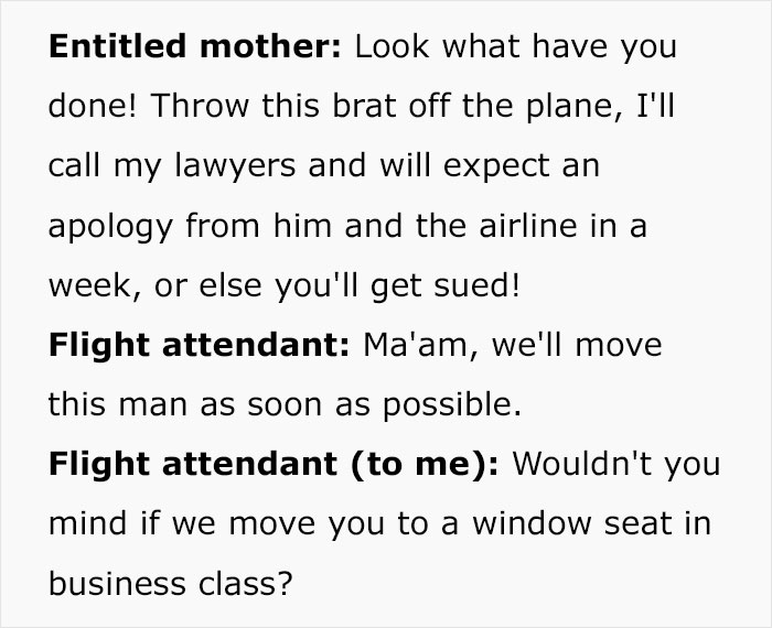 "Entitled Mom Thinks I Should Give My Plane Seat To Her Spoiled Brat, Fights Over It" "Entitled Mom Thinks I Should Give My Plane Seat To Her Spoiled Brat, Fights Over It"