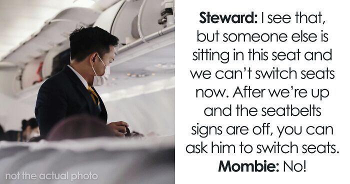 Flight Attendant Loses His Patience With Entitled Mom Who Just “Can’t Sit In The Middle”