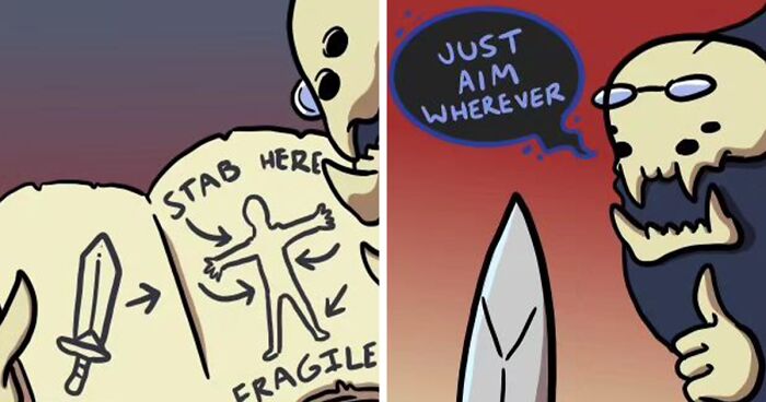 My 20 Humorous Comics Featuring Mythical Creatures And Swords (New Pics)