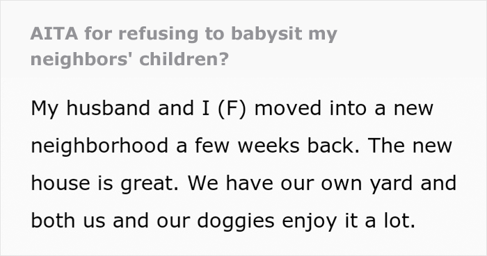 Childfree Woman Stands Firm Against Neighborhood Pressure To Babysit For Free, Is Blasted Online