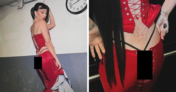 Katy Perry Flashes Her Thong And Butterfly Tattoo At Billboard Women In Music Awards 2024