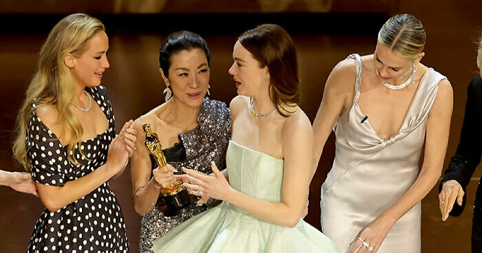 Michelle Yeoh Pens Message To Emma Stone About Awkward Moment When She Appeared To “Ignore” Her