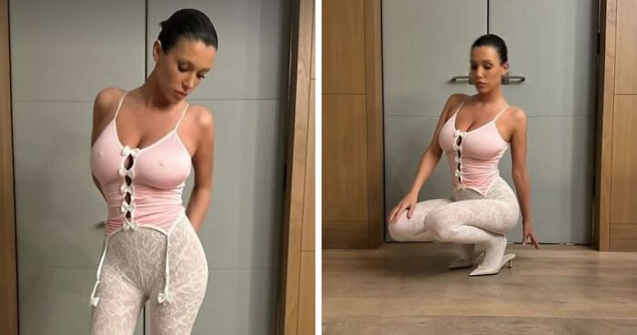 Kanye Showcases Wife In Tasteful Outfit After Dad Complains He’s Dressing Her Like “Trashy Naked Trophy”