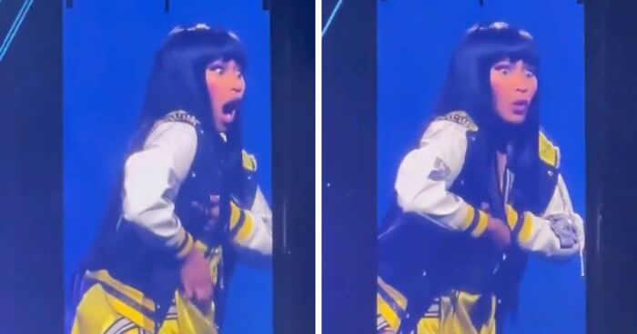 “Oh My God”: Nicki Minaj Scolds Fans After Wardrobe Malfunction On Stage