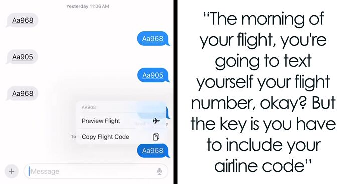 Woman’s Flight Hack Gets Over 17M Views, She Says You Need To Send Yourself A Text Message