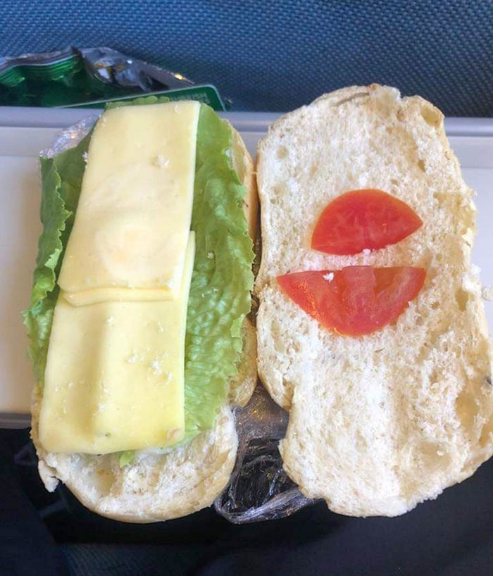 Turkish Airlines - Tomato And Cheese Sandwich