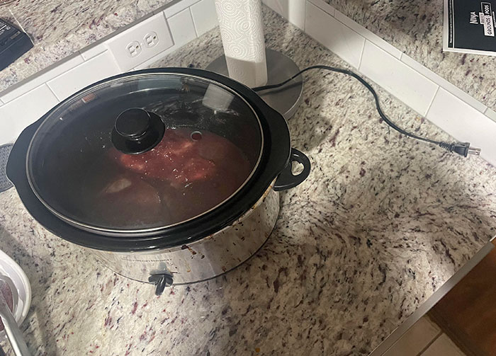 Planned On Making Pork In The Crock-Pot While I Was At Work Today, But Forgot An Important Step